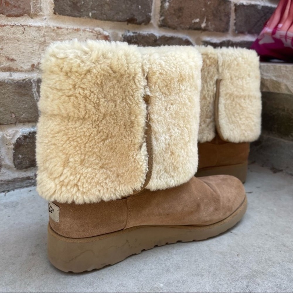 Kara tall slim boot wedge 10